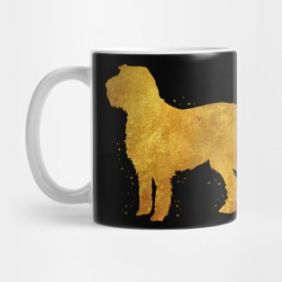 Italian Spinone golden art Mug